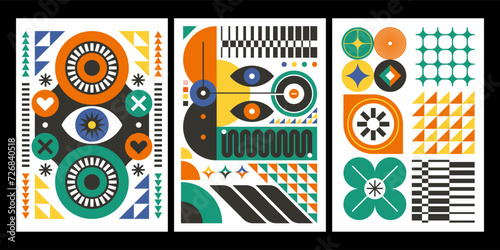 Bauhaus Geometric Poster Designs