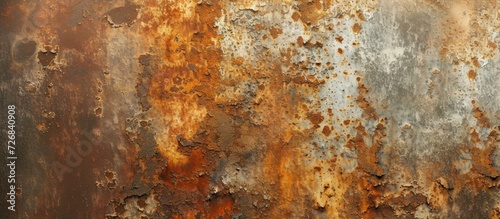 Grungy textured background with rust on a decorative wall.