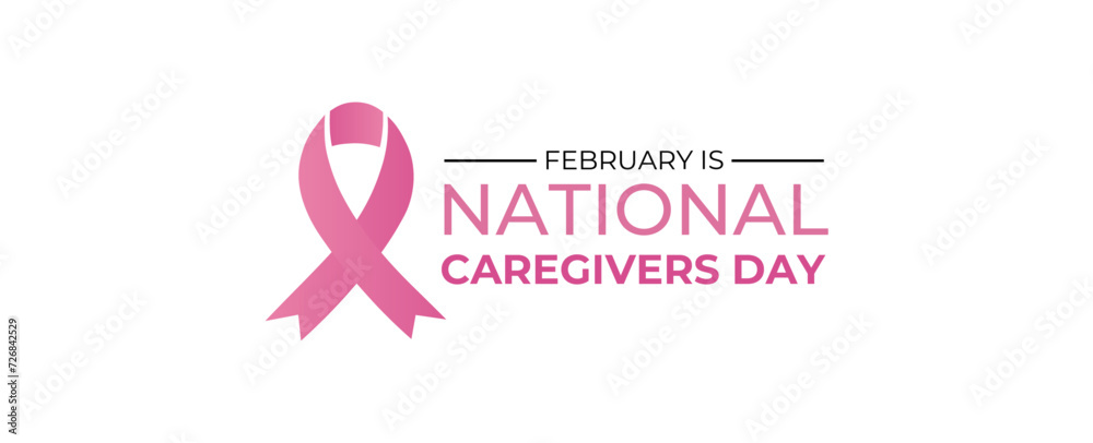 National Caregivers Day observed every year of 16th february. Vector health banner, cover, brochure, website, Ads, horizontal, flyer, poster and social medial template design. vector illustration National Caregivers Day observed every year of 16th february. Vector health banner, cover, brochure, website, Ads, horizontal, flyer, poster and social medial template design. vector illustration