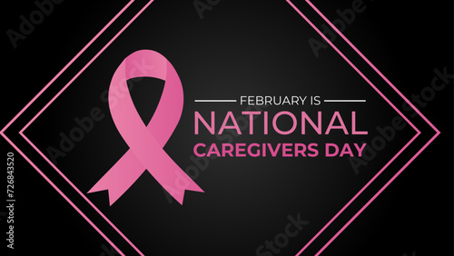 Family Caregivers month (NFCM) is observed every year in November, to raise awareness of caregiving issues and vector design. banner, cover, poster, website, brochure. vector illustration