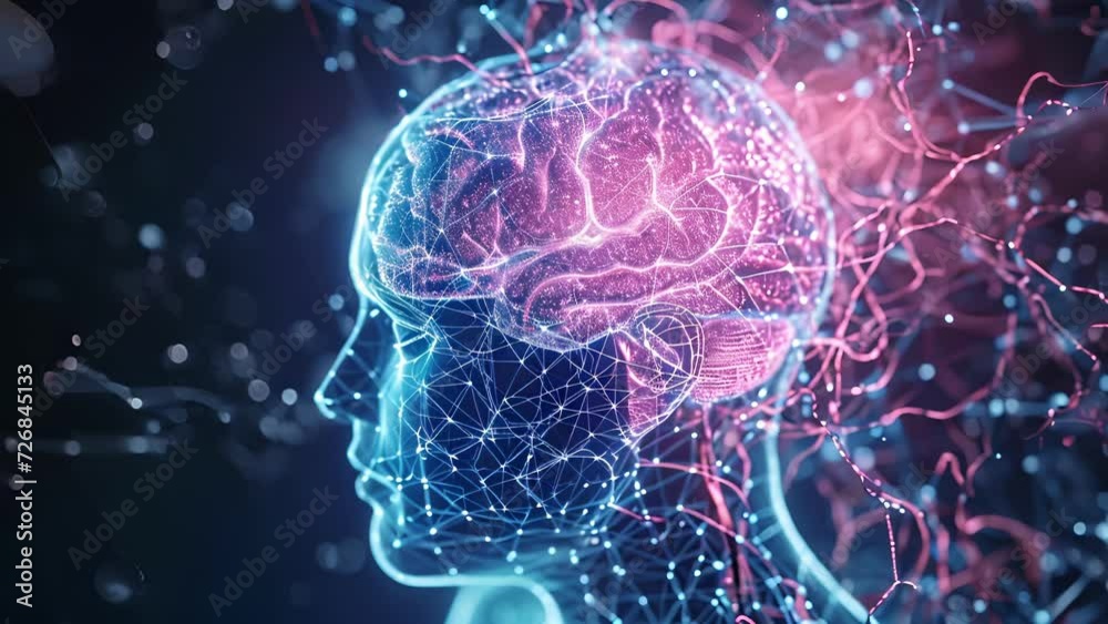 A holographic simulation of a stroke depicting the loss of flow and ...