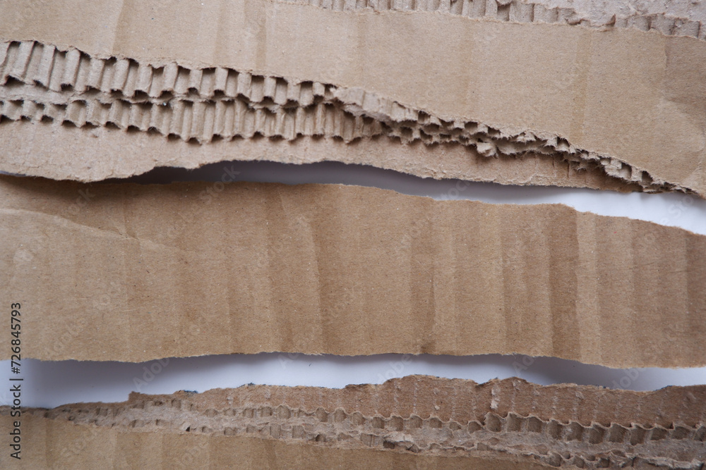Torn cardboard paper for using as a text box. torn cardboard paper for ...