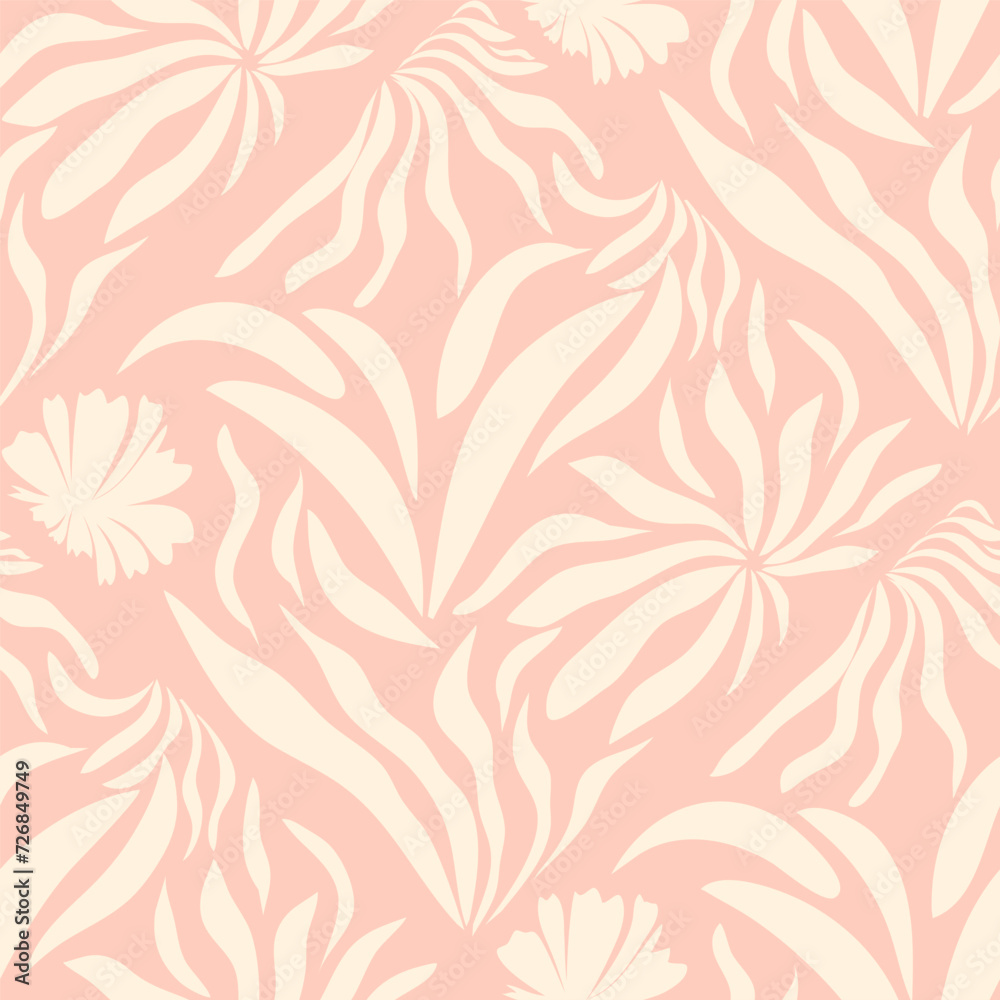 Hand draw botanical seamless patterns. Simple flat modern drawing. Floral texture collection for textile ,paper wrap and fashion design. Spring botanical print. Vector illustration. Hand draw botanical seamless patterns. Simple flat modern drawing. Floral texture collection for textile ,paper wrap and fashion design. Spring botanical print. Vector illustration.
