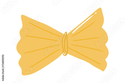 dry pasta italian food. Penne, fusilli, farfalle, tagliatelle, fettuccine, spaghetti, cavatappi, conchiglie shells and wheat