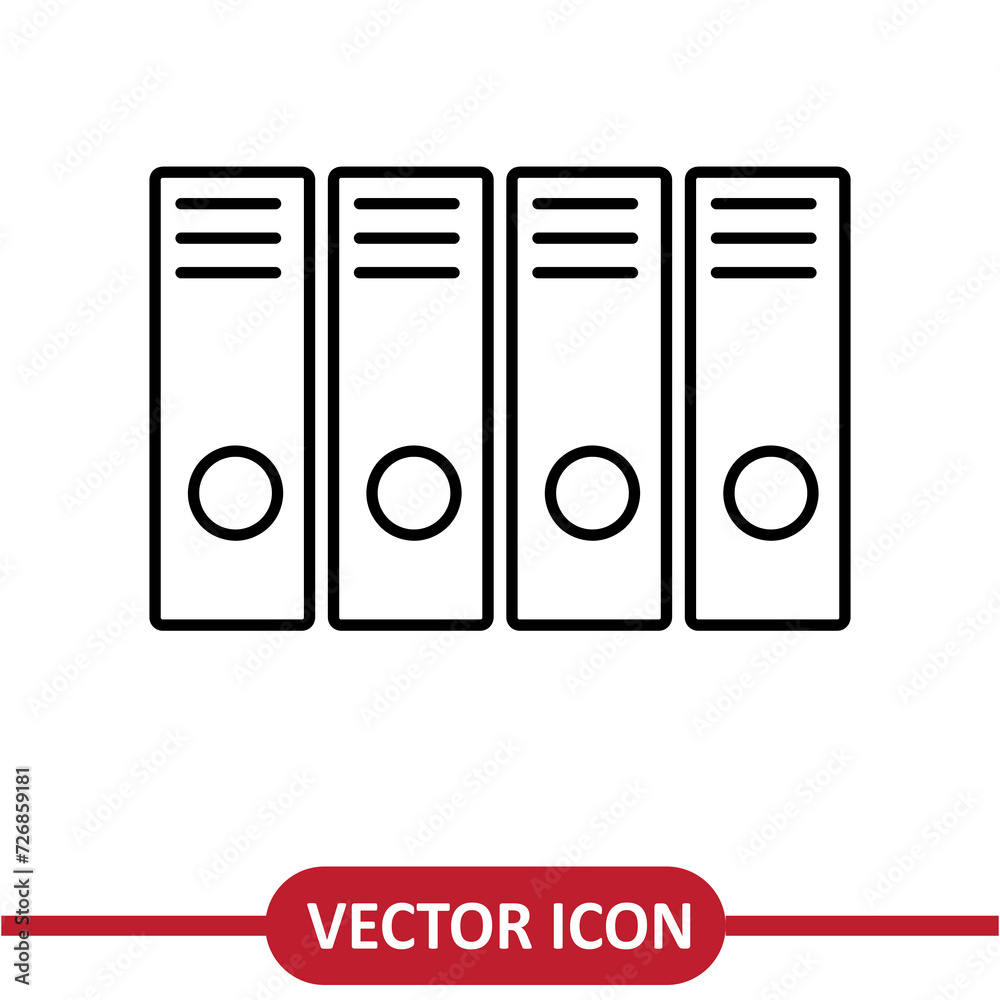 Archives icon vector simple flat trendy style illustration on white background..eps Archives icon vector simple flat trendy style illustration on white background..eps