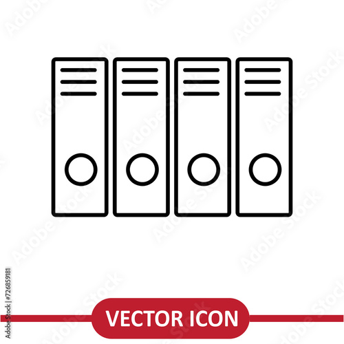 Archives icon vector simple flat trendy style illustration on white background..eps