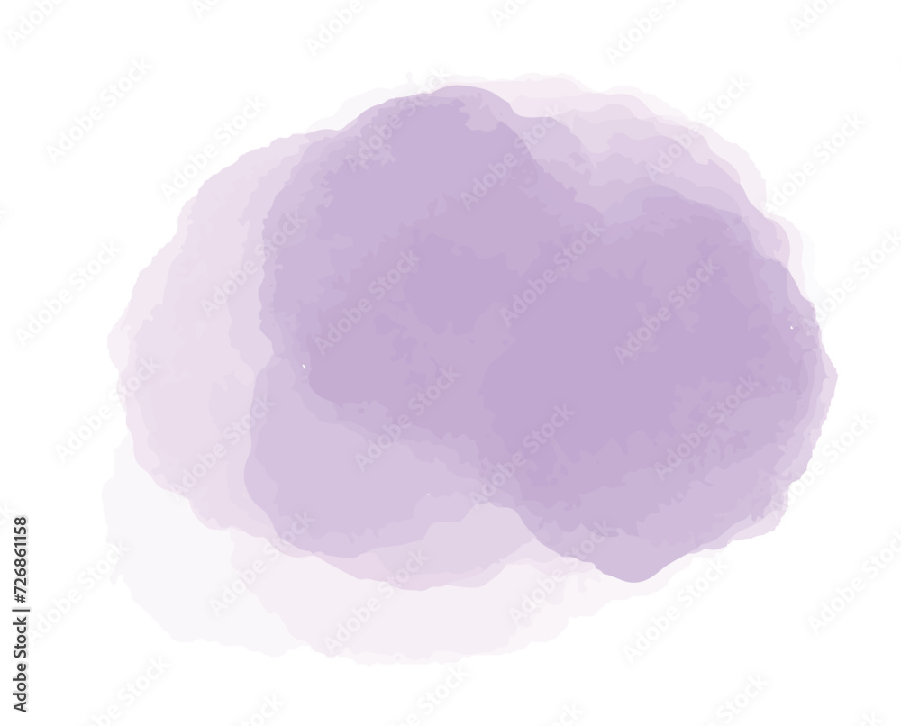 Fototapeta premium purple watercolor texture on white background. 