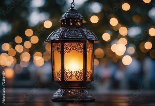 pelita malaysian called background a traditional lantern bokeh light photo