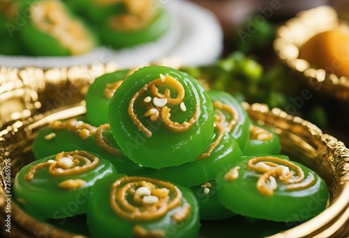 Twist Jalebi India jilbi Green mithai sweet imarti traditional