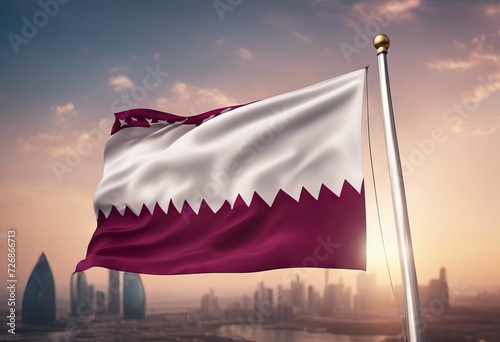 Flag concept Qatar National holidays