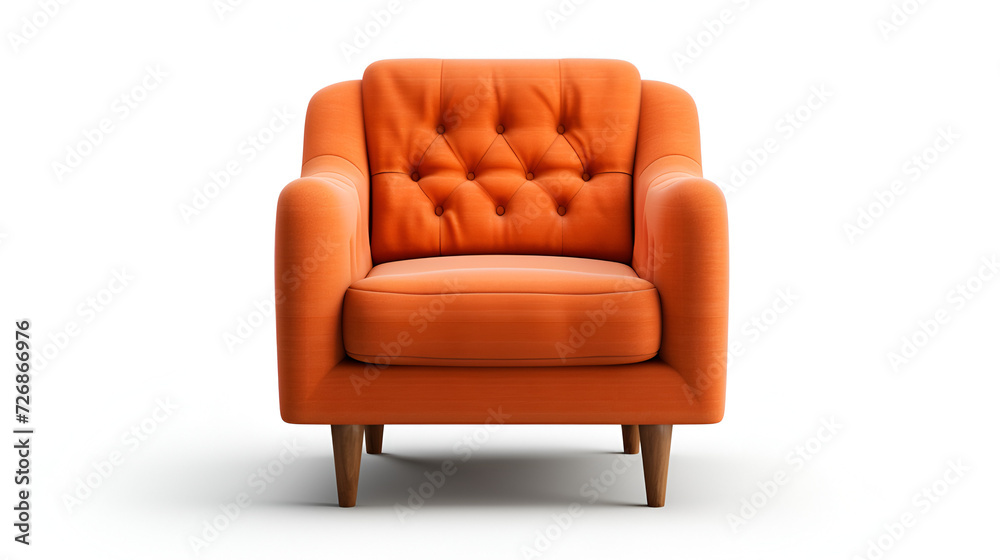 sofa chair on white background