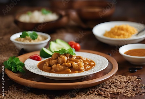 Traditional kacang usually Eid impit selective pressed rice kuah food nasi Malay serve A focus Nusantara snack picture sauce peanut