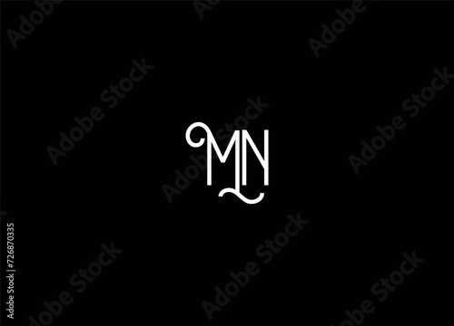 MN  initial logo design and creative logo