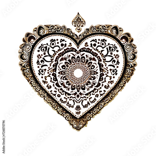 Heart-shaped digital artwork photo