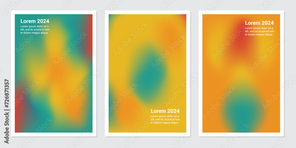 Fototapeta premium Liquid gradient color background design and Fluid composition. Creative illustration for poster, web, landing, page, cover, ad, greeting, card, promotion.