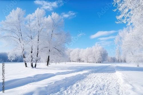 Snow-filled roads © Tomi adi kartika