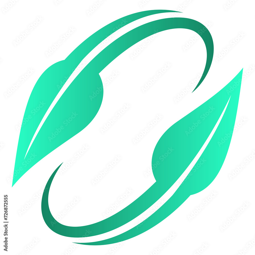 green leaf symbol green leaf symbol