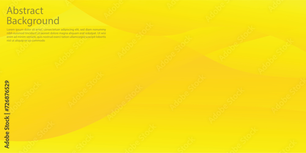 Obraz premium Abstract background yellow wave for wallpaper, backdrop, etc. Vector eps 10