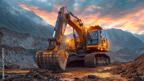 Excavator, Heavy Equipment, Dump Truck, Mining, Earth Movers