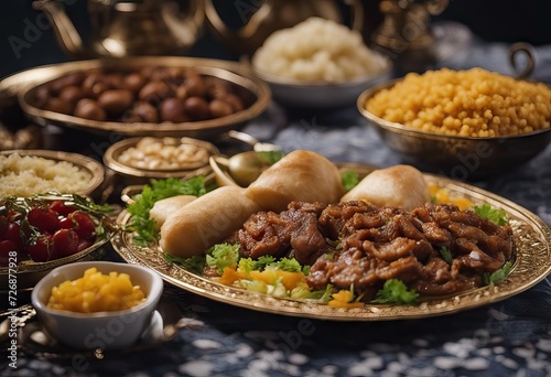 sunset lunch Meal Cuisine eaten Muslims traditional Iftar Ramadan Arabic Middle Eastern Ramadan also