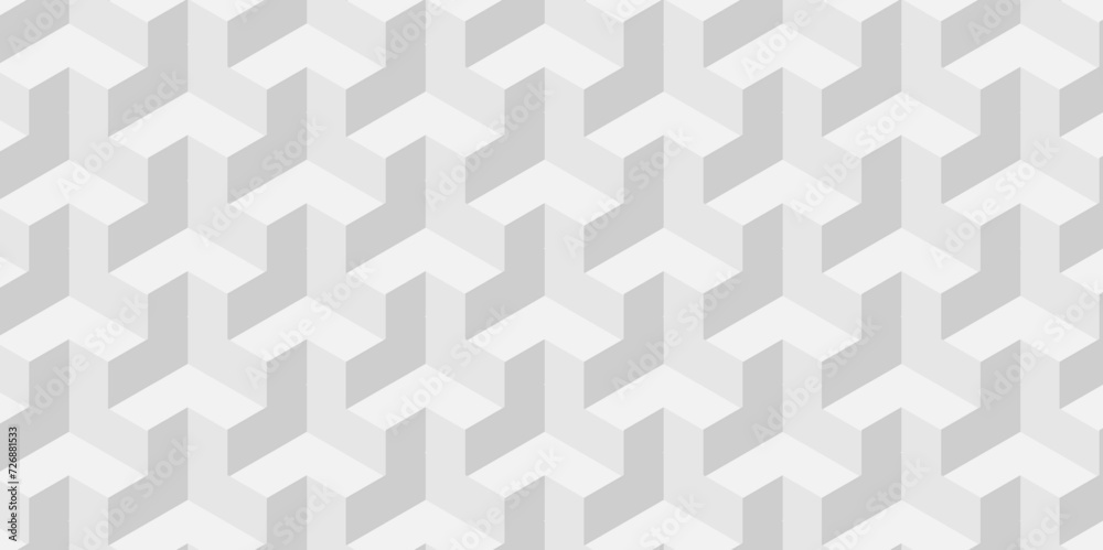 Abstract cubes geometric tile and mosaic wall or grid backdrop hexagon technology wallpaper background. White and gray geometric block cube structure backdrop grid triangle texture vintage design. Abstract cubes geometric tile and mosaic wall or grid backdrop hexagon technology wallpaper background. White and gray geometric block cube structure backdrop grid triangle texture vintage design.