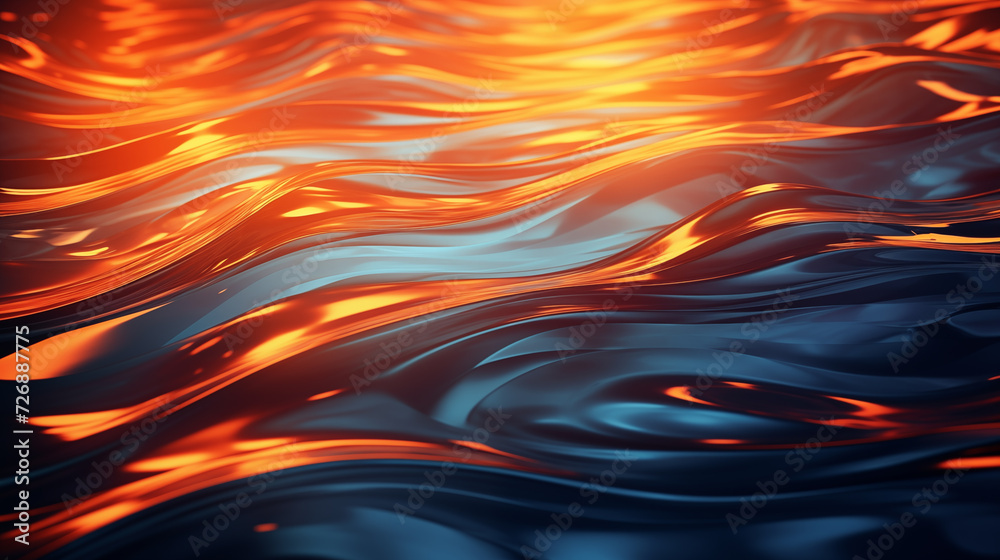 Abstract Wave Texture Design: A Soft Flowing Art Illustration in Blue, Orange, Red, and Yellow Abstract Wave Texture Design: A Soft Flowing Art Illustration in Blue, Orange, Red, and Yellow