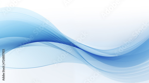 Blue white wave abstract light design Illustration of abstract waves, lavender digital background. © atitaph