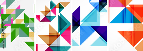 Triangle poster set for wallpaper, business card, cover, poster, banner, brochure, header, website Free Download Triangle poster set for wallpaper, business card, cover, poster, banner, brochure, header, website - GFXLoad