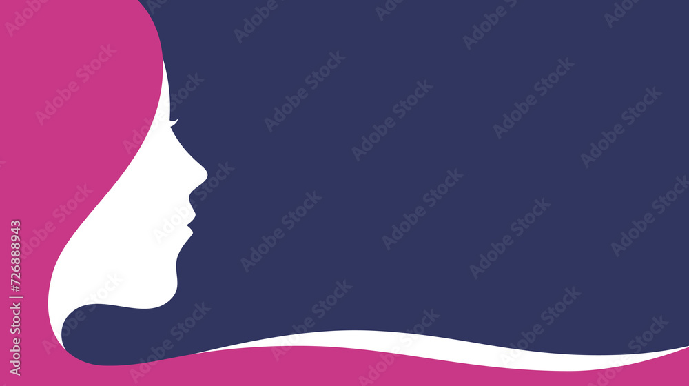 female theme blank background. suitable for women's equality day, etc female theme blank background. suitable for women's equality day, etc
