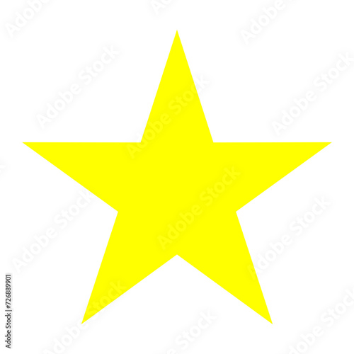 The yellow star icon has a transparent background