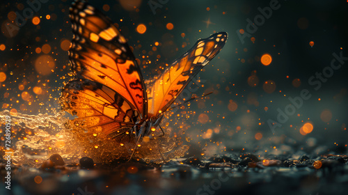Exploded butterfly © Sakib G