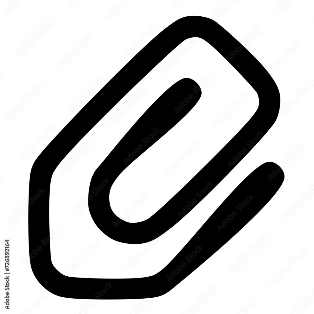 triangular clip vector icon - simple round curve triangular clip vector icon - simple round curve