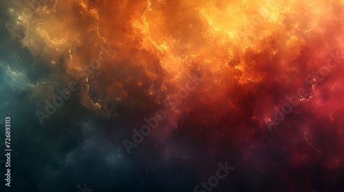 Colorful Cloud Filled With Abundant Clouds photo