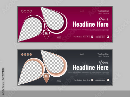 Fashion sale social media facebook cover design template in illustrator.