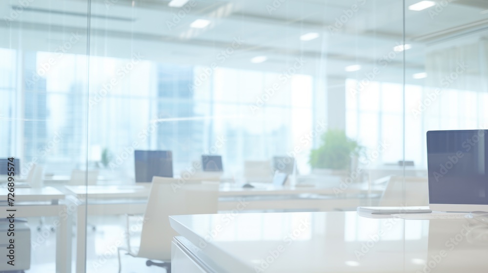 blurred office background Clean, blurred white tone office for background presentations. blurred office background Clean, blurred white tone office for background presentations.