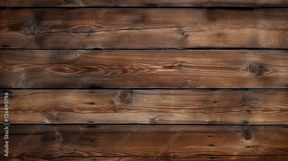 Fototapeta premium old wood background Seamless single-plank floor Old dark wood texture for background.