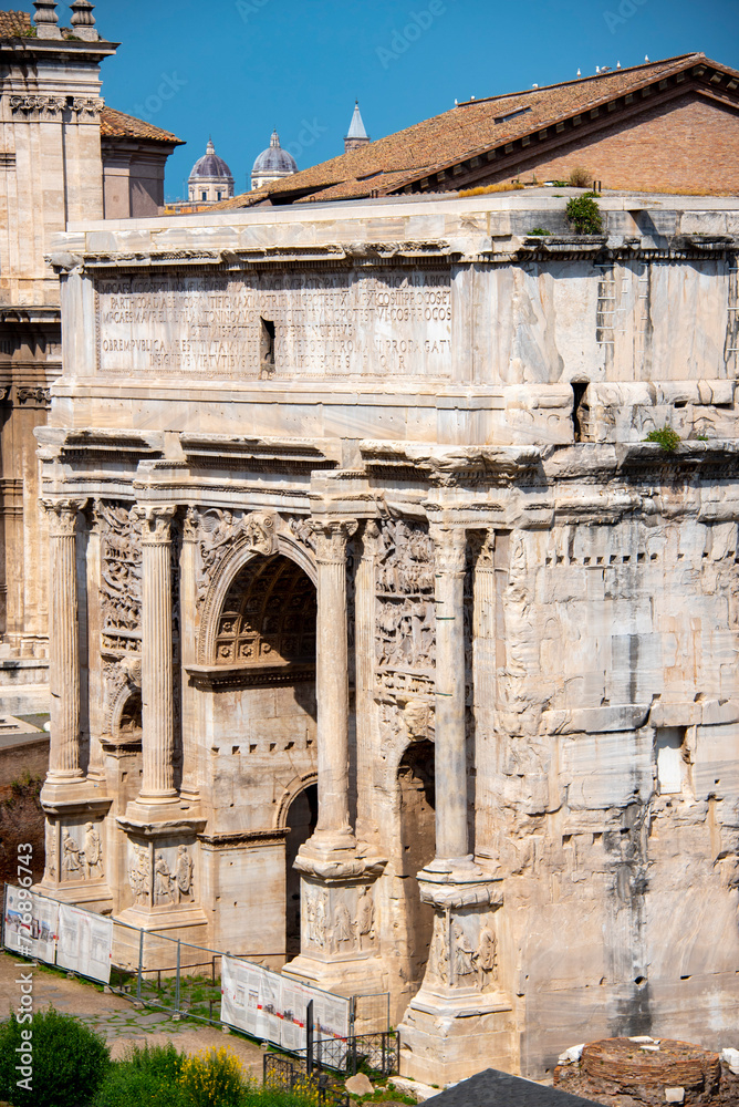 Obraz premium Septimius Severus Arch - Roman Forum - Italy