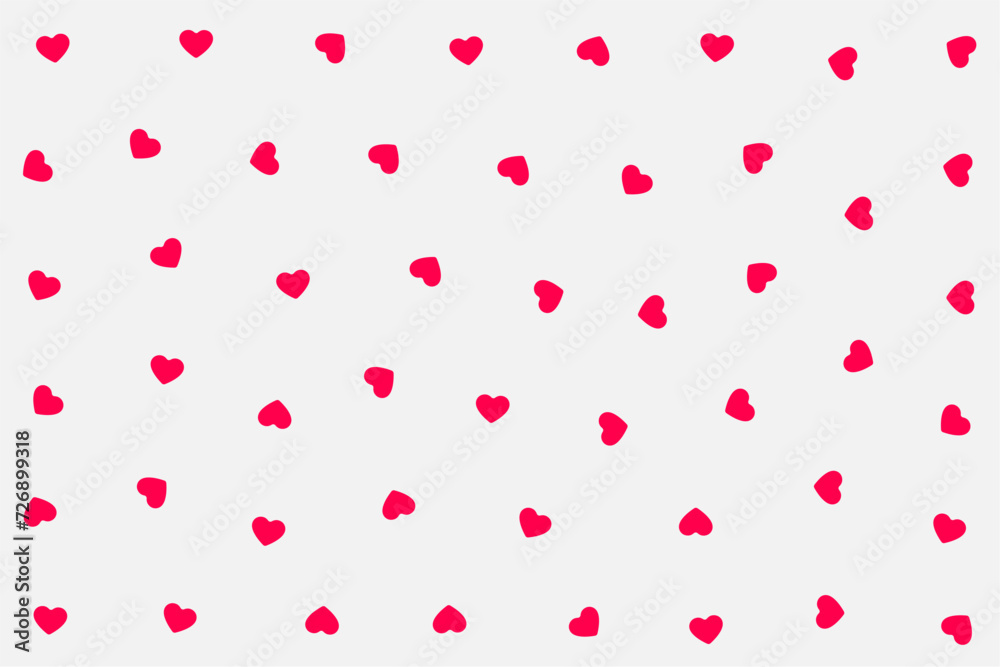 polka style simple heart pattern wallpaper for love message