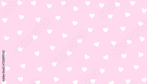 minimal and cute heart pattern for greeting card design