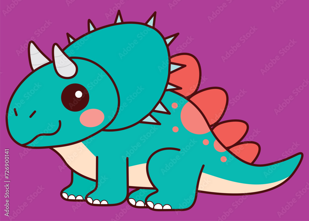 Cute dinosaur illustration, pattern, vector, for backgrounds, children's fabric textures Cute dinosaur illustration, pattern, vector, for backgrounds, children's fabric textures
