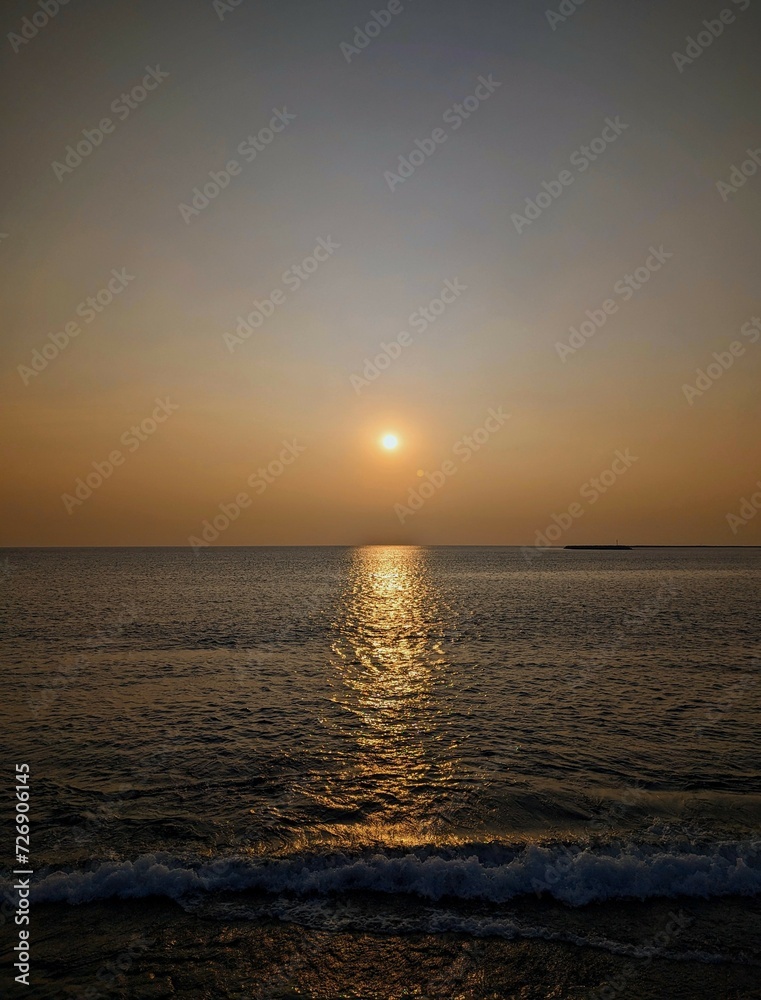 Fototapeta premium sunset at the beach