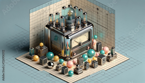 Vintage-Futuristic Monte Carlo Machine: Computational Complexity in Retro Style