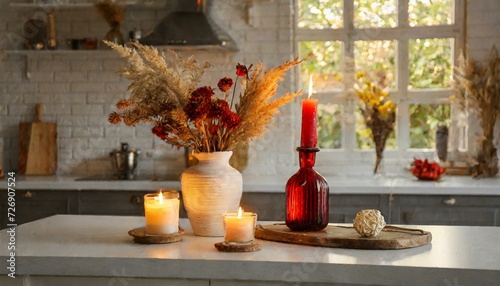 still life with candles and candle