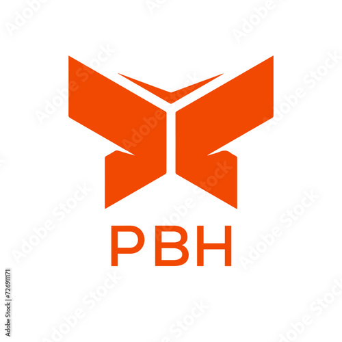 PBH Letter logo design template vector. PBH Business abstract connection vector logo. PBH icon circle logotype.
 photo