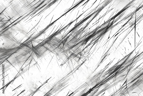Illustration of Scratches and dirt texture on white, arts & architecture, indoor