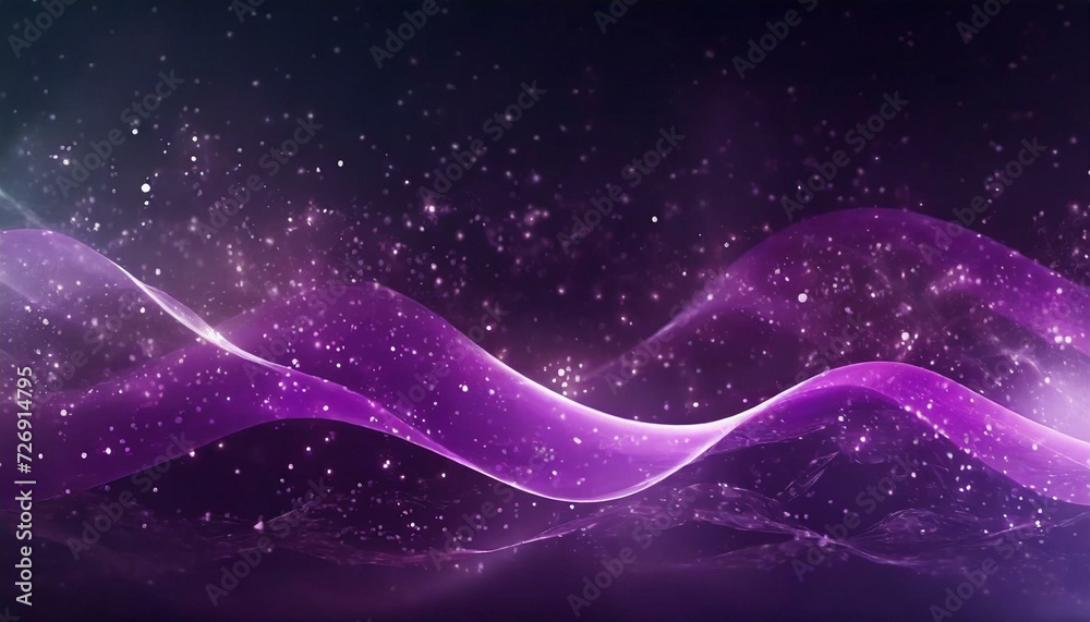 Digital purple particles wave and light abstract background with shining dots stars.
Digital purple particles wave and light abstract background with shining dots stars.
