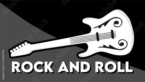 Rock and roll with guitar