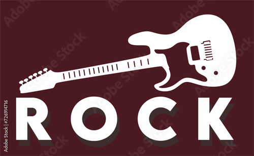 Rock and roll with guitar