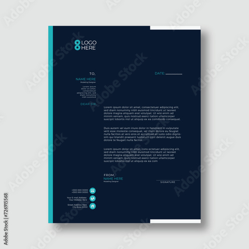template design, letterhead, letter head template 