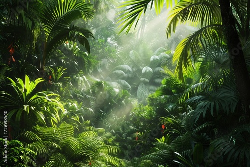 tropical forest in the jungle © Zero Zero One
